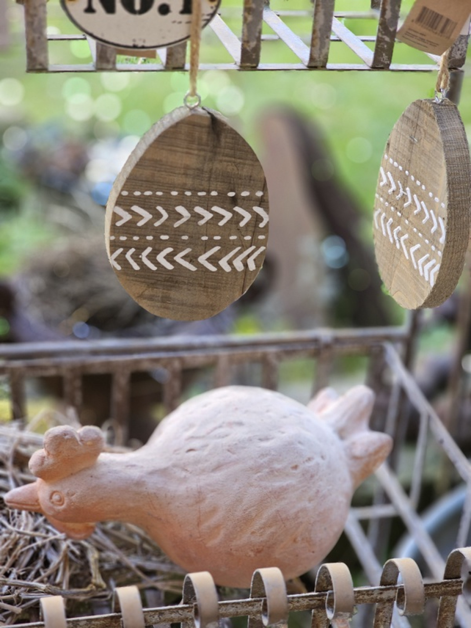 Holzei Deko Ostern Natrual Deko small