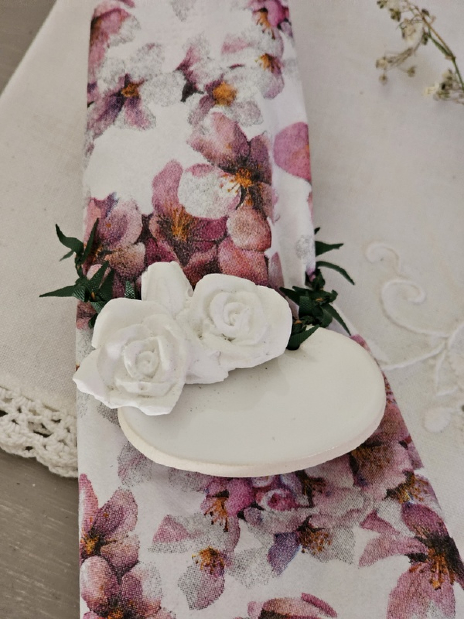 Geschenkanhänger Tischkärtchen Stuck Handmade