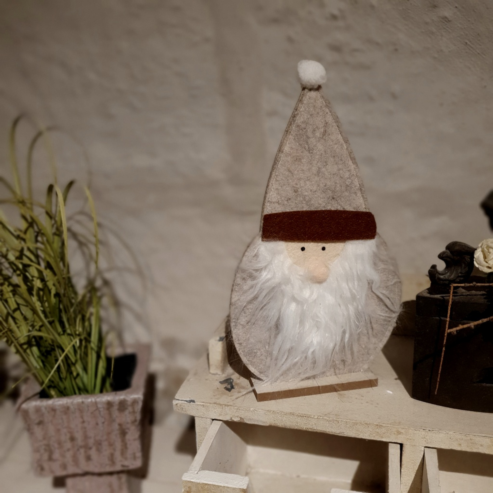 Wichtel Weihnachtsmann Filz