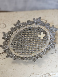 Vintage-deko-Tablett-eisen