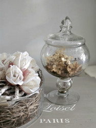 Bonboniere Bonbonglas  Zuckerglas bowle m. Deckel