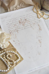 Bogen mit Skizzen Illustrationen Brief 1781