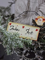 Vintage Weihnachtsanhänger Frohes Fest