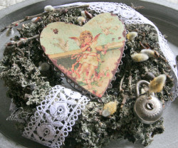 Herzschildchen Nostalgie - No.4