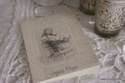 Osterkarte Nostalgie Mädchen Eier Frühling 10x15cm