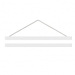 Posterleiste Weiß A3