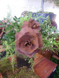 Rostrose Gartendeko Edelrost