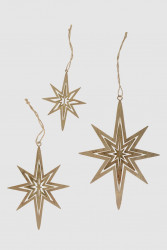 Sternhänger Celio mattgold