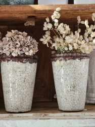 Vase Topf Keramik Krakelee Mod.1